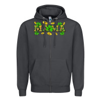Smoke St. Patricks Day mama Zipper Hoodie - Neo Western