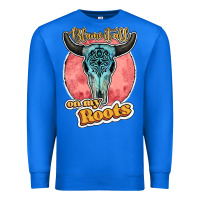 True Royal blame it all on my roots bull skull black Premium Sweatshirt - JahusDesignShop