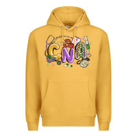 Mustard cna mardi gras Premium Hoodie - MaliasSmallBusiness