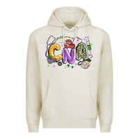 Oatmeal Heather cna mardi gras Premium Hoodie - MaliasSmallBusiness