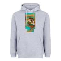 Heather Grey dead tired fueled by coffee 12 oz can cooler  (slim) Heavyweight Hoodie - Artiststas