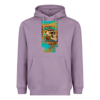 Lavender dead tired fueled by coffee 12 oz can cooler  (slim) Heavyweight Hoodie - Artiststas
