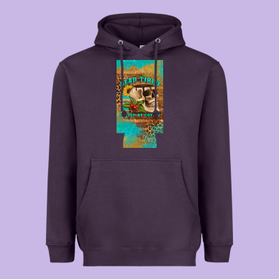 Dead Tired Fueled By Coffee 12 Oz Can Cooler  (slim) Heavyweight Hoodie Designed By Artiststas