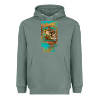 Sage dead tired fueled by coffee 12 oz can cooler  (slim) Heavyweight Hoodie - Artiststas