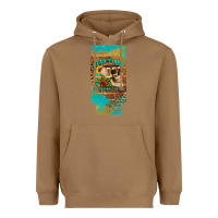 Toasted Coconut dead tired fueled by coffee 12 oz can cooler  (slim) Heavyweight Hoodie - Artiststas