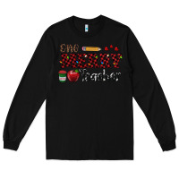 Black one merry teacher Long Sleeve Tee - RanaPortraitStore