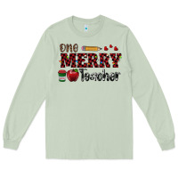 Matcha one merry teacher Long Sleeve Tee - RanaPortraitStore