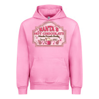 Fuchsia Pink santas hot chocolate Urban Hoodie - MaliasSmallBusiness