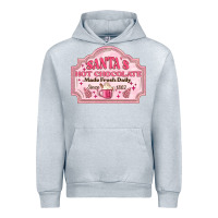 Heather Grey santas hot chocolate Urban Hoodie - MaliasSmallBusiness