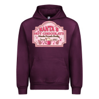 Mauve Wine santas hot chocolate Urban Hoodie - MaliasSmallBusiness