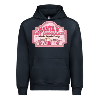 Navy santas hot chocolate Urban Hoodie - MaliasSmallBusiness