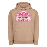 Pigment Burro santas hot chocolate Urban Hoodie - MaliasSmallBusiness