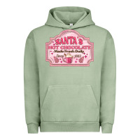 Pigment Oil Green santas hot chocolate Urban Hoodie - MaliasSmallBusiness