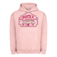 Pigment Salmon santas hot chocolate Urban Hoodie - MaliasSmallBusiness