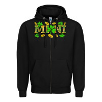 Black St. Patricks Day mini Zipper Hoodie - Neo Western