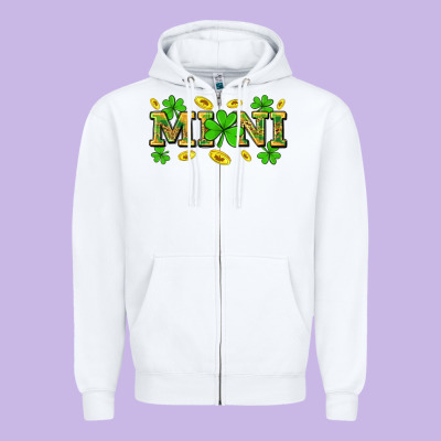 St. Patricks Day Mini Zipper Hoodie Designed By Neo Western