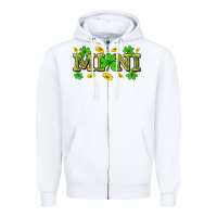 White St. Patricks Day mini Zipper Hoodie - Neo Western