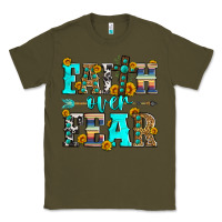 Army Green faith over fear Classic Tee - Zillion Design Studio