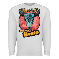 Dove Grey blame it all on my roots white Premium Sweatshirt - JahusDesignShop