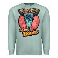 Seafoam blame it all on my roots white Premium Sweatshirt - JahusDesignShop
