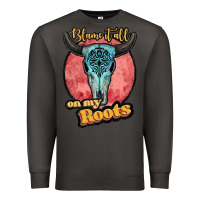 Smoke blame it all on my roots white Premium Sweatshirt - JahusDesignShop