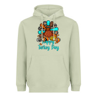 Matcha happy turkey day Heavyweight Hoodie - JahusDesignShop