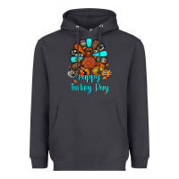 Smoke happy turkey day Heavyweight Hoodie - JahusDesignShop
