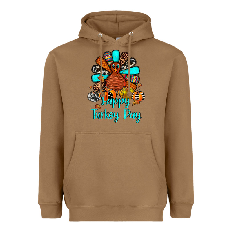 Happy Turkey Day Heavyweight Hoodie by JahusDesignShop | Teevron