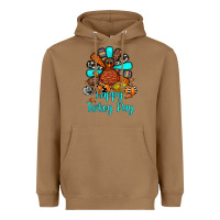 Toasted Coconut happy turkey day Heavyweight Hoodie - JahusDesignShop