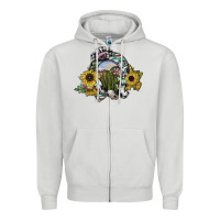 Dove Grey western horseshoe Zipper Hoodie - SublimationCraftShop