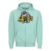 Seafoam western horseshoe Zipper Hoodie - SublimationCraftShop