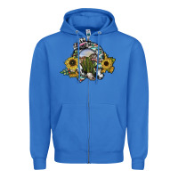 True Royal western horseshoe Zipper Hoodie - SublimationCraftShop