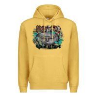 Antique Gold rodeo kind of girl Premium Hoodie - MaliasSmallBusiness
