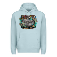 Blue Mist rodeo kind of girl Premium Hoodie - MaliasSmallBusiness