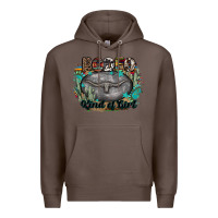 Coffee rodeo kind of girl Premium Hoodie - MaliasSmallBusiness