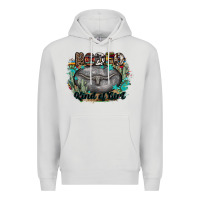 Dove Grey rodeo kind of girl Premium Hoodie - MaliasSmallBusiness
