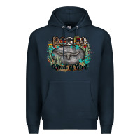 Navy rodeo kind of girl Premium Hoodie - MaliasSmallBusiness