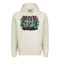 Oatmeal Heather rodeo kind of girl Premium Hoodie - MaliasSmallBusiness