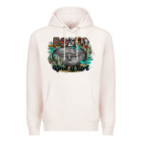 Pale Pink rodeo kind of girl Premium Hoodie - MaliasSmallBusiness