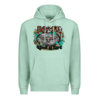 Seafoam rodeo kind of girl Premium Hoodie - MaliasSmallBusiness