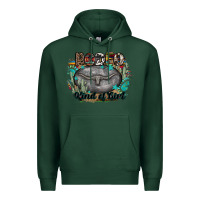Sports Green rodeo kind of girl Premium Hoodie - MaliasSmallBusiness