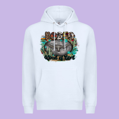Rodeo Kind Of Girl Premium Hoodie Designed By Maliassmallbusiness