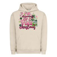 Pigment French Oak im dreaming of a pink christmas Urban Hoodie - MaliasSmallBusiness