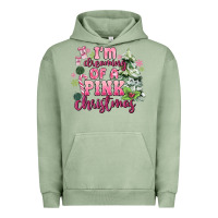 Pigment Oil Green im dreaming of a pink christmas Urban Hoodie - MaliasSmallBusiness