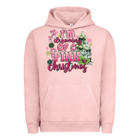Pigment Salmon im dreaming of a pink christmas Urban Hoodie - MaliasSmallBusiness