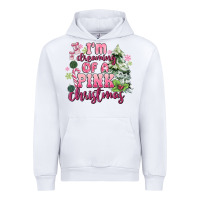 White im dreaming of a pink christmas Urban Hoodie - MaliasSmallBusiness