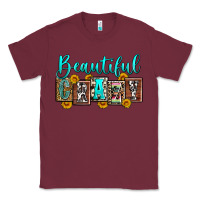 Burgundy beautiful crazy Classic Tee - Zillion Design Studio