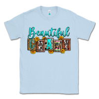 Dusty Blue beautiful crazy Classic Tee - Zillion Design Studio