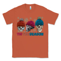 Copper tis the season skull winter Classic Tee - FaDigitalArtStudio