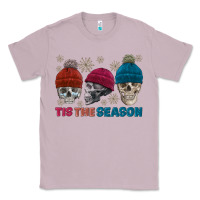 Lilac tis the season skull winter Classic Tee - FaDigitalArtStudio